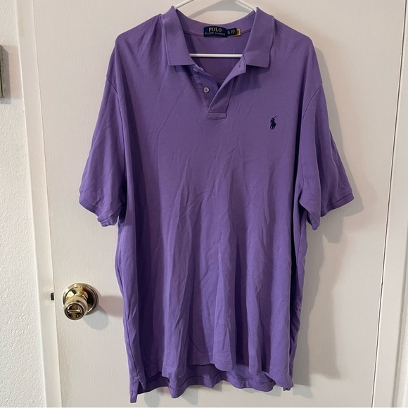 Polo Ralph Lauren Other - Polo Ralph Lauren Men’s Short Sleeve Polo, Classic Fit Soft Cotton, XL, Purple